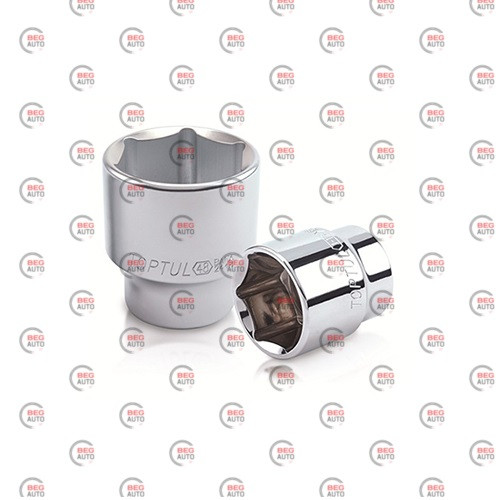 Головка торцева шестигранна 3/4 52 мм crv (BAEA2452) (Toptul)