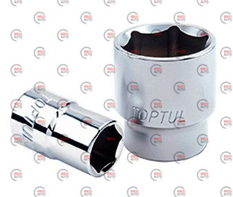 Головка торцева шестигранна 3/8" 13 мм crv (BAEA1213) (Toptul)