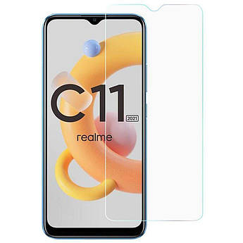 Захисне скло для Realme C11 2021 (з відступами)