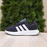 Кросівки чоловічі Adidas Retropy чорні модні весна літо стильні легкі молодіжні демісезонні якісні, фото 10