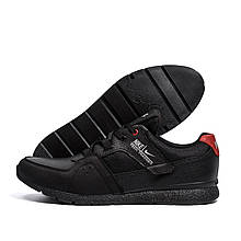 Чоловічі шкіряні кросівки Nike Tech Trainer Black (в стилі)