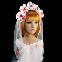 Украшение на голову Хэллоуин Кровавая невеста HL0-9174