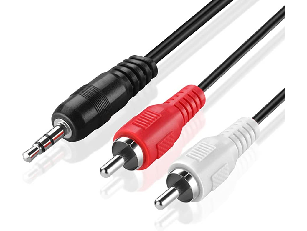 Кабель ASSMANN аудіо (jack 3.5 мм-M/RCA-Mx2) Stereo 5 м