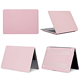 Захисний рожевий матовий чохол Matte Hard Shell Case для MacBook New Air 13" матова накладка для Макбук Еїр, фото 5