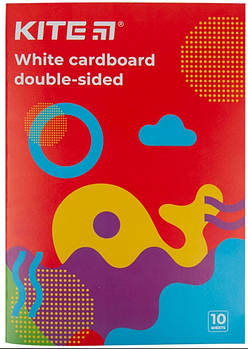 Картон білий А4 10арк KITE мод 254 Fantasy K22-254-2