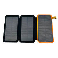 Повербанк 10 000 mAh с солнечными панелями Solar Charger Power Bank