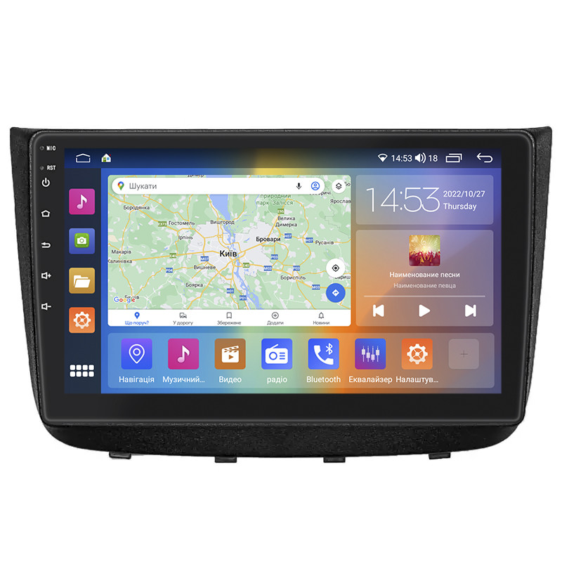 Штатна магнітола 10" Lesko для Mercedes-Benz Vito II (W639) Рестайлінг 2010-2014 4/64Gb CP 4G Wi-Fi GPS Prime