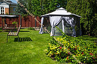 Садовый шатер павильон беседка. Прочный садовый павильон. Павильон садовый с плотной ткани. Шатер садовый