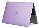 Захисний фіолетовий матовий чохол Hard Shell Case для MacBook New Air 13" матова накладка для Макбук Еїр, фото 2