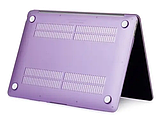 Захисний фіолетовий матовий чохол Hard Shell Case для MacBook New Air 13" матова накладка для Макбук Еїр, фото 4
