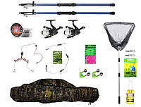 Универсальное рыбацкое спиннинговое снаряжение 2.7 м, готовый рыболовный комплект для мирной рыбы на подарок