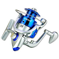Катушка безынерционная Yumoshi SA Silver-Blue размер 5000 для рыбалки спиннинга