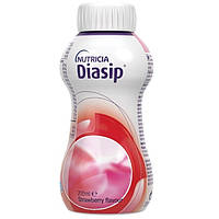 Ентеральне харчування Діасіп зі смаком полуниці/Diasip Strawberry flavour 4 x 200 ml