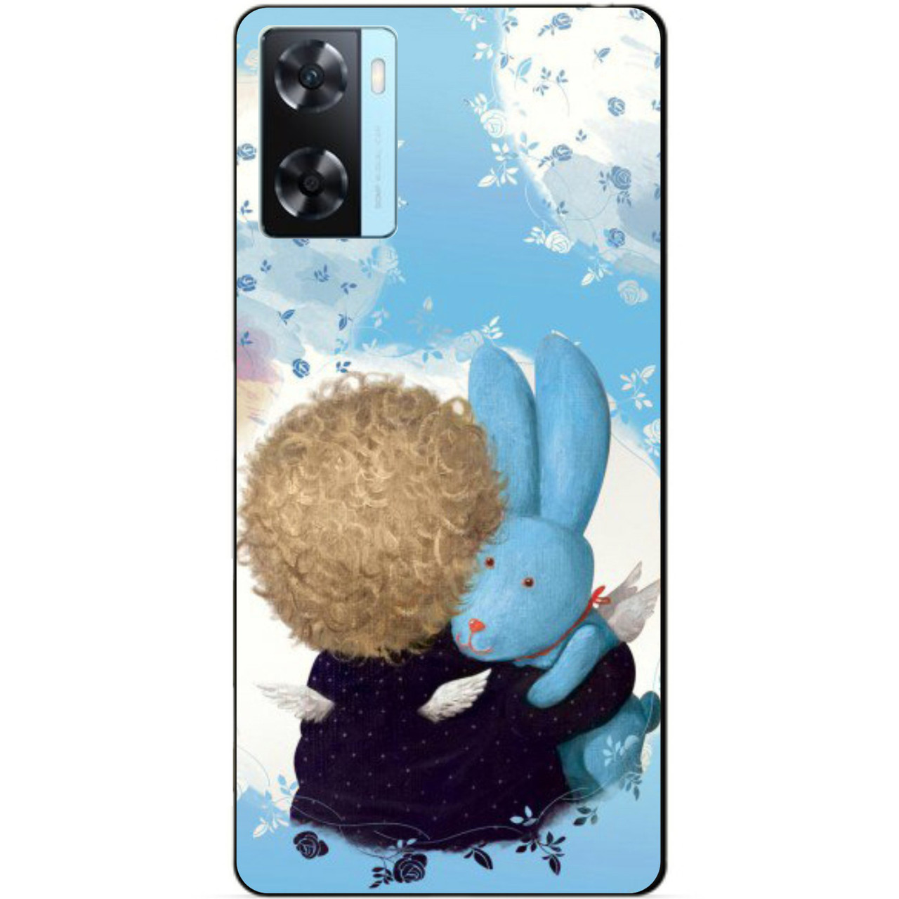 Силіконовий бампер чохол для Oppo A57s з малюнком Улюблений Зайчик