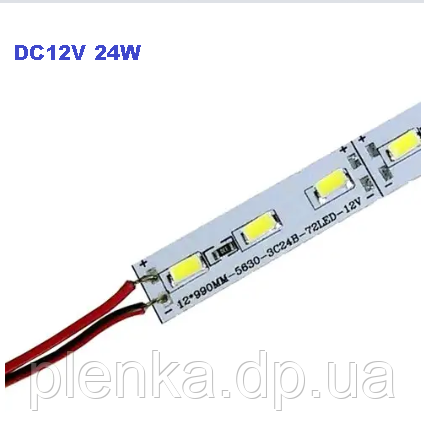 Світлодіодна лінійка 12 V 24 W BRT 5630-72 led 6500K IP20 зі скотчем