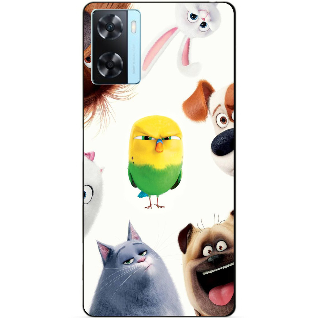 Силіконовий бампер чохол для Oppo A57s з малюнком Таємне життя Домашніх Животних