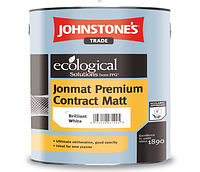 Краска акриловая водоэмульсионная Johnstone's Jonmat Premium Contract Matt, белая В1