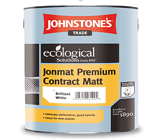 Фарба акрилова водоемульсійна Johnstone's Jonmat Premium Contract Matt, біла В1