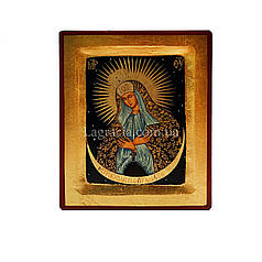 Ікона Божа Матір Остробрамська ручний розпис 13 Х 16 см