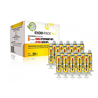 ENDO-PACK - шприцы для промывания 20 шт. CITRIC ACID ( Лимонная кислота ) 40%