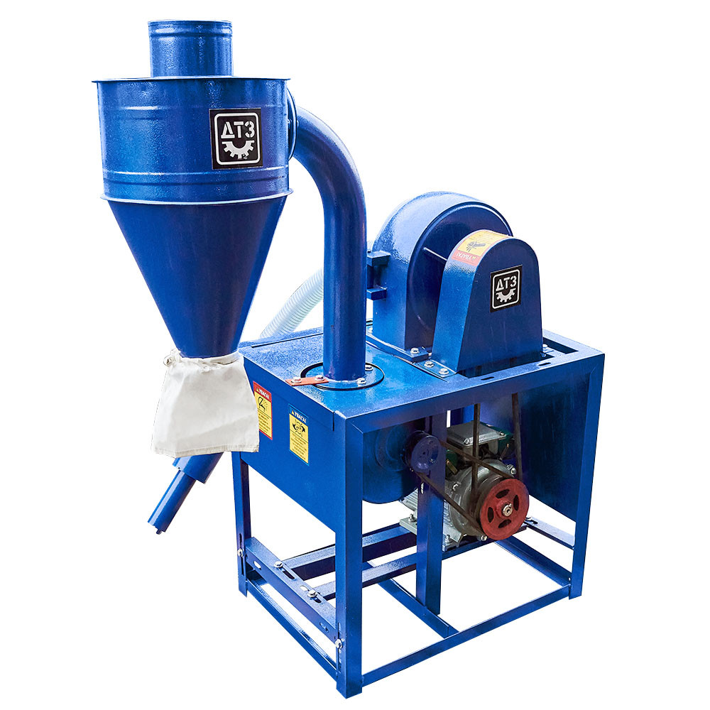 Кормоподрібнювач ДТЗ КР-30A з автоподачею (для переробки зернових, рису, гороху, ячменю)