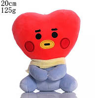 Мягкая Игрушка ТАТА BT21 Плюш TATA ARMY персонаж BTS 20 см Красный (00272)