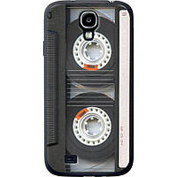 Чехол 2d пластиковый на телефон Samsung Galaxy S4 i9500 Кассета "876t-13-58250"