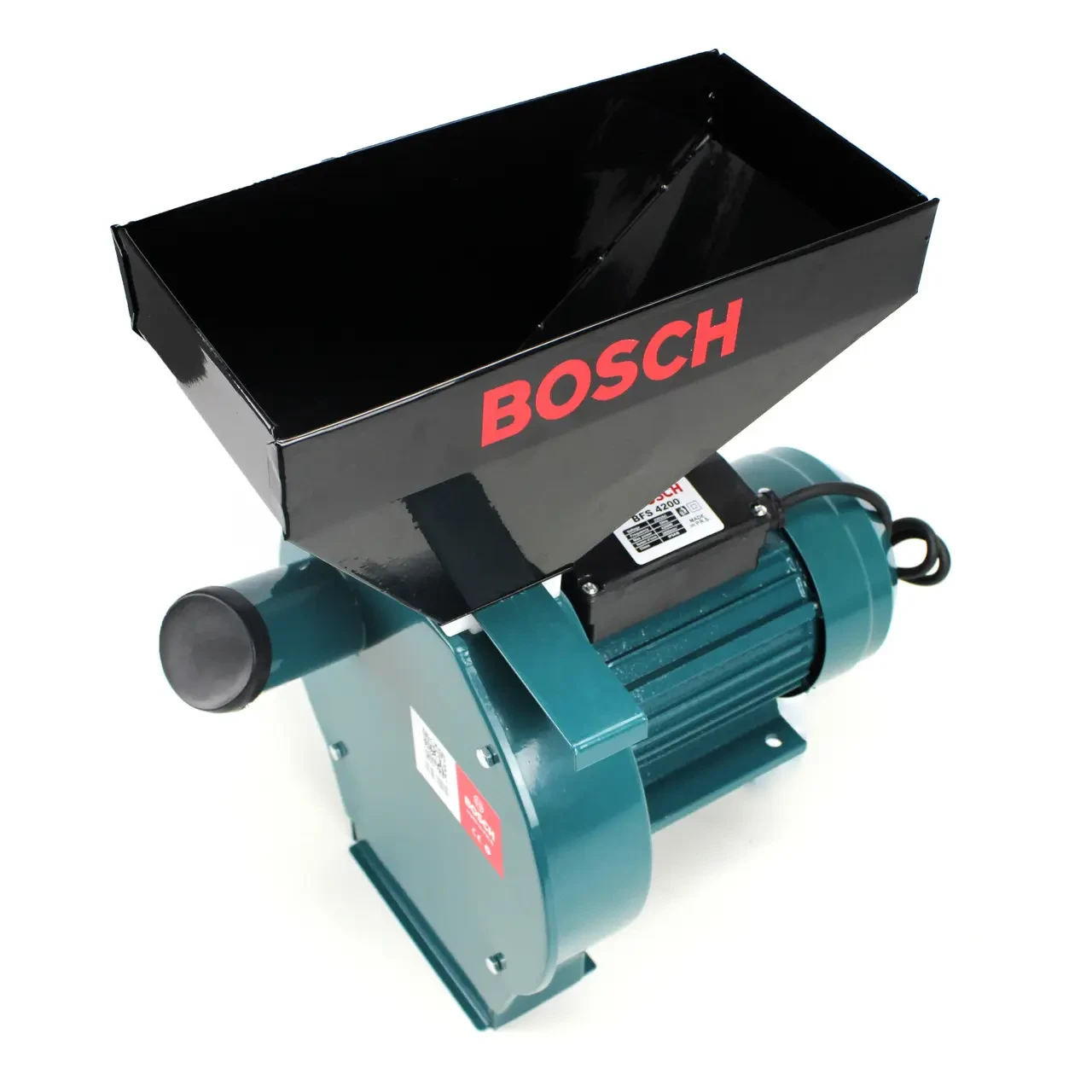 Зернодробілка Bosch BFS 4200 (4.2 кВт, 300 кг/ч). Кормоизмельець Бош для зерна і качанів кукурудзи