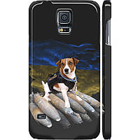 Чехол 3d пластиковый матовый патриотический на телефон Samsung Galaxy S5 g900h Патрон "5320m-24-58250"