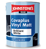 Виниловая краска для стен и потолка Johnstone's Covaplus Vinyl Matt белая