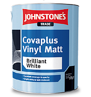 Вінілова фарба для стін та стелі Johnstone's Covaplus Vinyl Matt біла