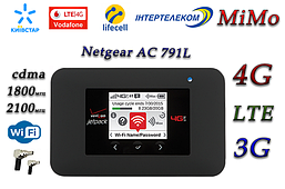 4G 3G Wi-Fi Роутер NetgearJetpack AC 791L Київстар, Vodafone, Lifecell, (Rev.B) Інтертеляком із 2 вих.ант.