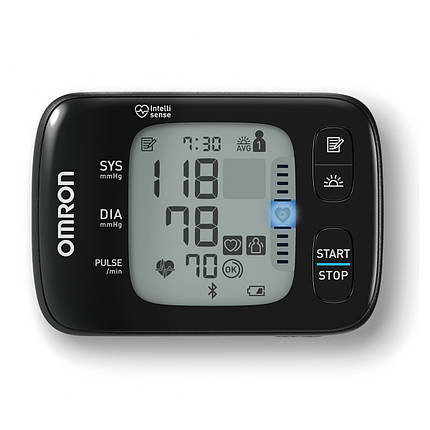 Вимірювач артеріального тиску на зап'ясток OMRON RS7 Intelli IT (HEM-6232T-E), фото 2