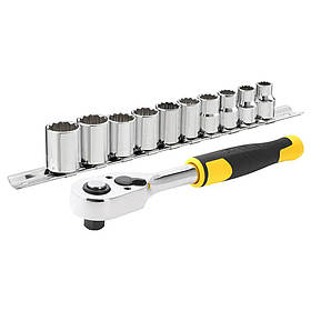 Набір головок торцевих 3/8 з одинарних предметів STANLEY STMT82670-0