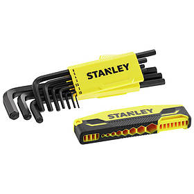 Набір із дистанції шестигранних метричних ключів HEX GRIP STANLEY 0-89-904