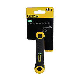 Набір ключів торцевих TORX, складаних, 8 шт STANLEY 2-69-266