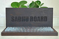 Динамическая анатомическая доска садху с гравировкой "SADHU BOARD" для новичков с шагом 1 см