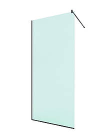 D1-21 Повний комплект фурнітури для скляної перегородки для душу, чорна