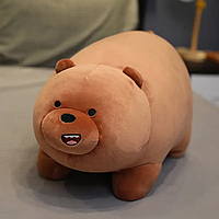 Декоративный медведь игрушечный мягкий | Плюшевая игрушка мишка обнимашка Kawaii Коричневый Топ! 60
