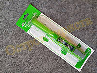 Точилка для ножей зеленая дисковая с точильным бруском