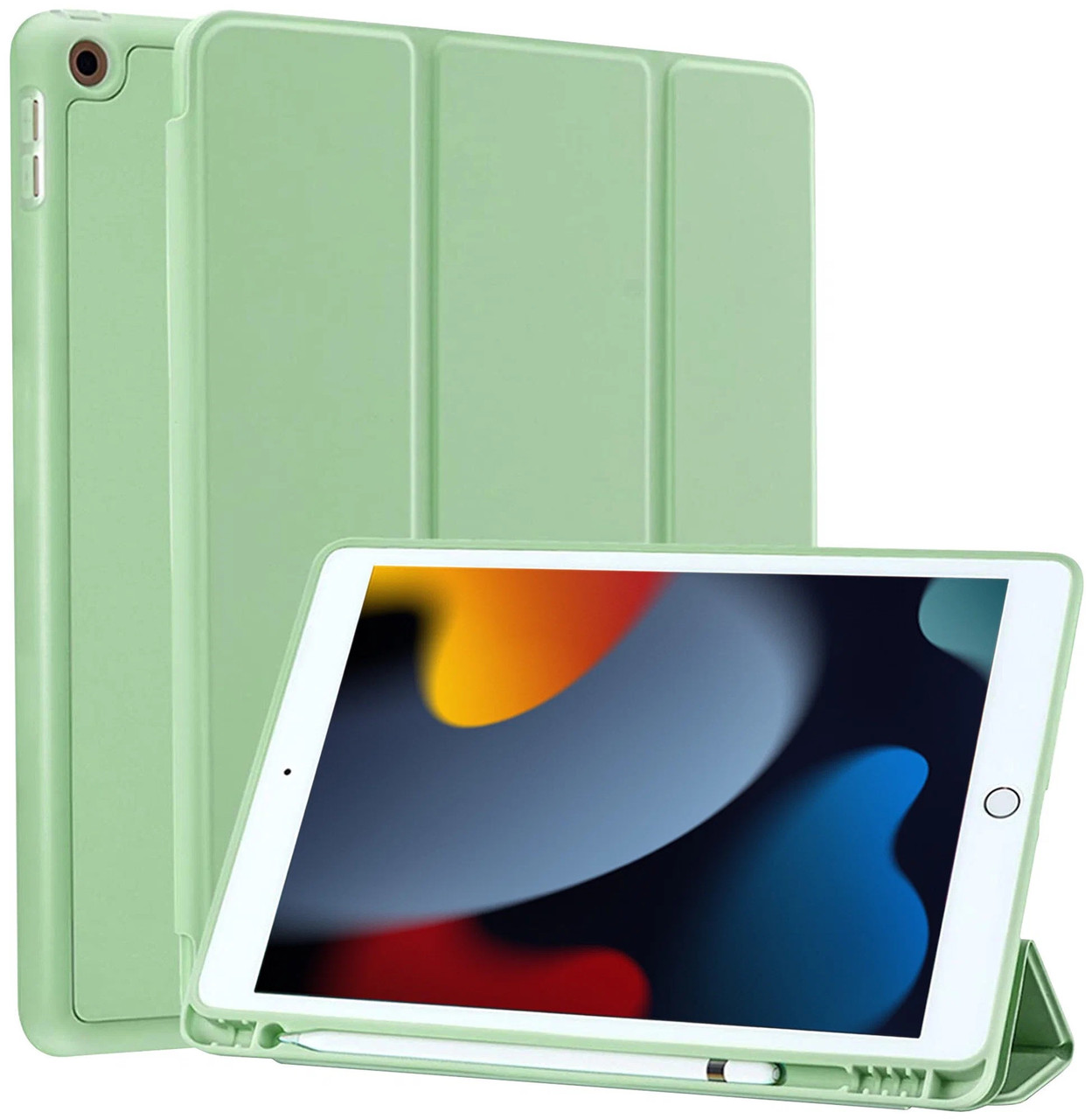 Чохол для iPad Air/Air2/pro 9.7/2017/2018 із кріпленням стилуса Apple Pencil mint, фото 1