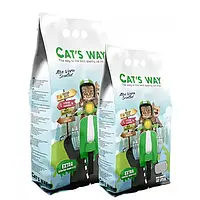 Cats Way Aloe Vera - наповнювач Кетс Вей з ароматом алое для котячого туалету - 5 л.