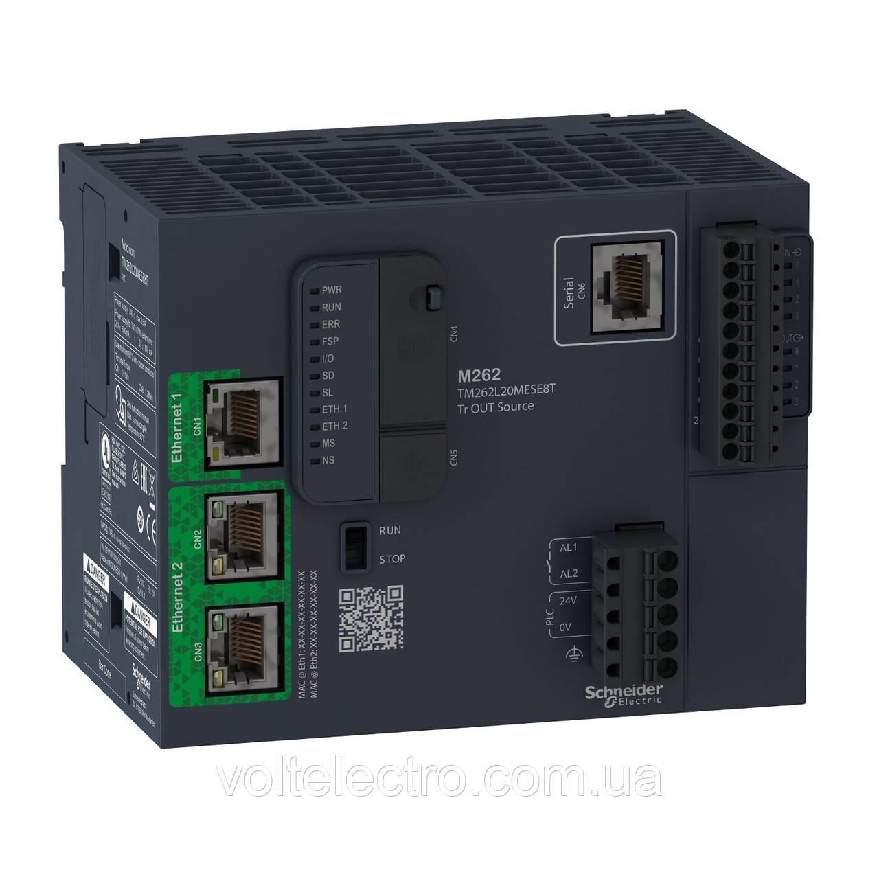 Логічний контролер Modicon M262 8 вх/вих 24 В DC TM262L20MESE8T