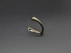 Гачок подвійний декоративний-25, бронза, 4,0х5,5см