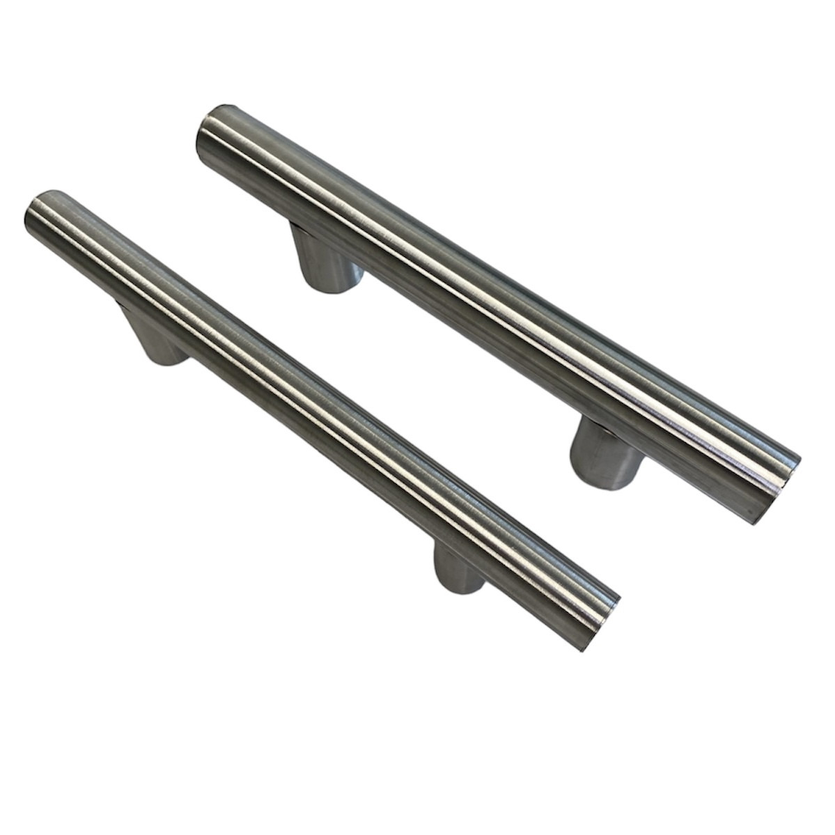 Ручка-скоба дверная для установки на все виды дверей прочная прямая металлическая 50см Ø25мм - фото 1 - id-p1761038637