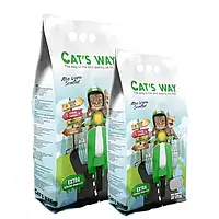 Cats Way Aloe Vera - наповнювач Кетс Вей з ароматом алое для котячого туалету - 10 л.