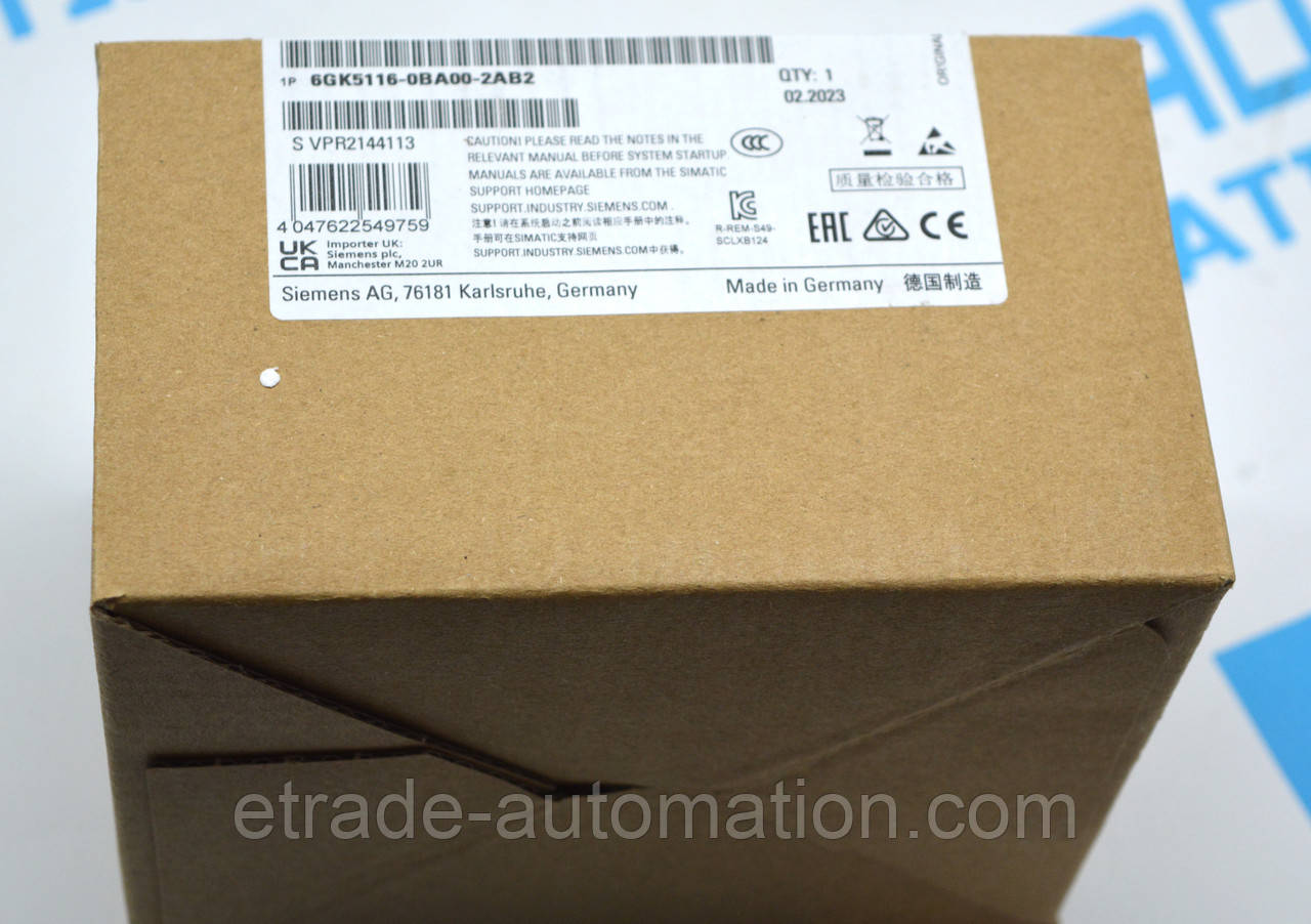 Некерований комутатор Siemens 6GK5116-0BA00-2AB2, фото 1