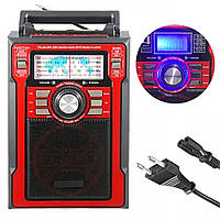 Радиоприемник PX-113IREC с цифровым экраном / Сетевое FM радио с USB и SD / Портативный радиоприемник