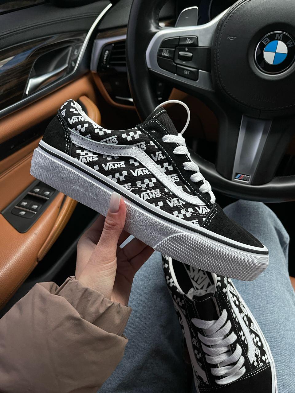 Жіночі Кеди Vans Old Skool Black White 36-39-40-41