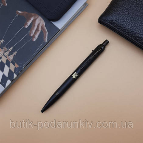 Ручка шариковая Parker IM Achromatic Black BT BP Трезубец - фото 2 - id-p1824129786